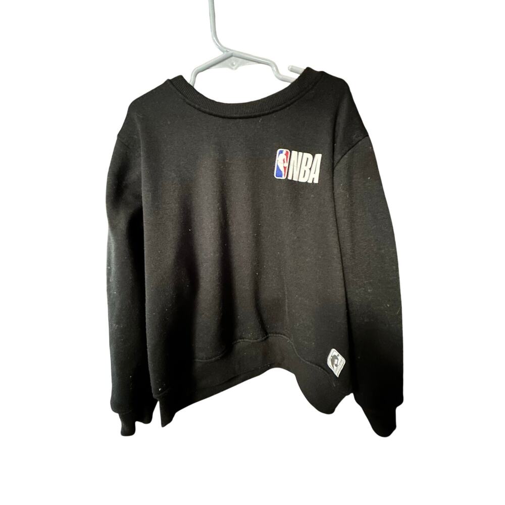 Youth size 8 NBA black crewneck sweatshirt